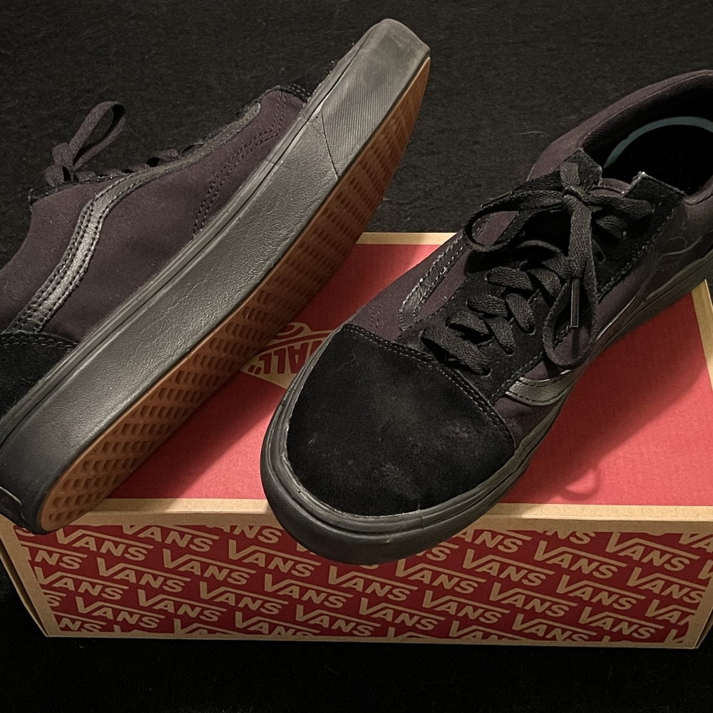 Vans Men's Black and Gray Sneakers